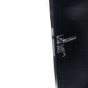 Ver imagem 3 de Porta Lambril de Alumínio Preto com Maçaneta Premium Linha Roma:Esquerda/ 210 x 80