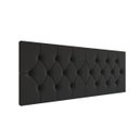 Ver imagem 3 de Painel Cabeceira Casal Capitonê Estofada 140cm Elisa Fixação Parede Suspenso:preto