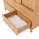 Ver imagem 5 de Guarda-roupa 3 Portas 4 Gavetas Square