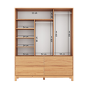 Ver imagem 4 de Guarda-roupa 3 Portas 4 Gavetas Square