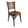 Cadeira Tela Madeira Jantar Restaurante Gourmet Luxo Moderna - 1