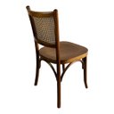 Ver imagem 3 de Cadeira Tela Madeira Jantar Restaurante Gourmet Luxo Moderna