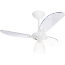 Ver imagem 1 de Ventilador de Teto New Cristal Light com 3 Pás Branco de 127 Volts - 383121 - Venti-delta