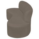 Ver imagem 5 de Sofá Curvo Orgânico Escritório Recepção 3 Lugares Amsterdã 160cm Suede
