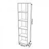 Organizador Antares 4 Prateleiras Branco Kit com 2 unidades - FdECOR - 3