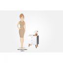 Ver imagem 4 de Mesa de Cabeceira 3 Gavetas Status