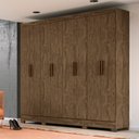 Ver imagem 2 de Guarda Roupa 8 Portas Diplomata Castanho Wood 911331 Moval
