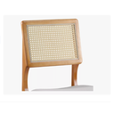 Ver imagem 3 de Kit 2 Cadeiras para Mesa de Jantar Madeira Maciça Sextavada:bege/marrom/sextavado