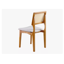 Ver imagem 4 de Kit 2 Cadeiras para Mesa de Jantar Madeira Maciça Sextavada:bege/marrom/sextavado