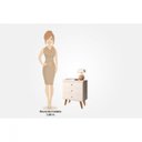 Ver imagem 4 de Mesa de Cabeceira 3 Gavetas Status