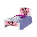 Ver imagem 2 de Cama Infantil Solteiro Adesivada Minie