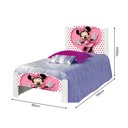 Ver imagem 3 de Cama Infantil Solteiro Adesivada Minie