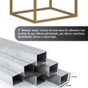 Ver imagem 2 de Kit 02 Mesas de Cabeceira Sofia Estilo Industrial Pé de Aço 1 Gaveta 1 Nicho - Lh Móveis