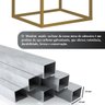 Kit 02 Mesas de Cabeceira Sofia Estilo Industrial Pé de Aço 1 Gaveta 1 Nicho - Lh Móveis - 7