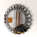 Ver imagem 3 de Espelho decorativo de parede redondo com moldura Premium Nafplio
