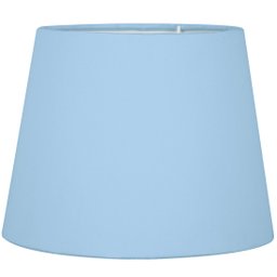 Abajur Eros Dome Azul Bebe Base Redonda Cobre - 2