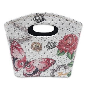 Porta Revista ou Cesto de Flores Formato Bolsa Borboletas
