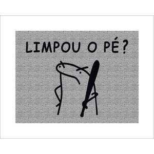 Tapete Capacho Flork Limpou o Pezinho