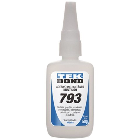 Cola Adesivo Instantâneo Multiuso Cola Tudo 793 Tekbond 20g