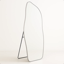 Ver imagem 2 de Espelho Grande Corpo Inteiro com Moldura Metal Orgânico Decorativo 150x60cm Luxo