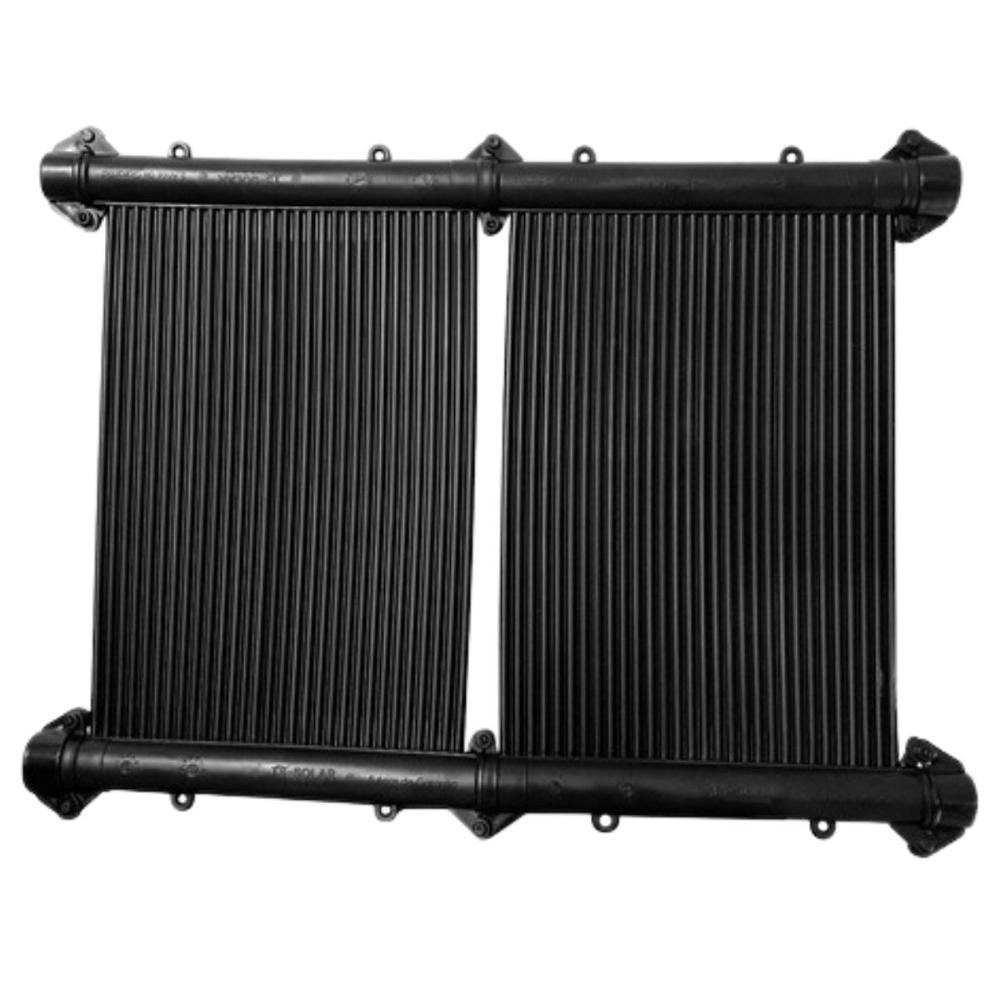 KIT AQUECIMENTO SOLAR PISCINA 26 PLACAS 4MT+ CONTROL+ VALVS ...