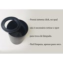 Ver imagem 5 de 5 Spot Plafon Sobrepor Preto Redondo Direcionavel AR70 Area Externa Zan94