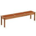Ver imagem 3 de Mesa de Jantar com Banco de Madeira 180cm e 04 Cadeiras Trammare C07 Corda Náutica Ocre - Lyam