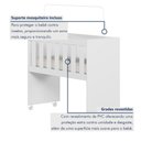 Ver imagem 5 de Mini Berço Rubi com Colchão 5 em 1 Tigus Baby