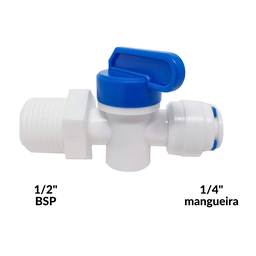 Registro Rosca 1/2 para Mangueira 1/4 Cn037 - 2