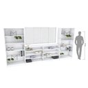Ver imagem 7 de KIT CLOSET QUARTO COM JANELA M81.2021.B (CASA, QUARTO, LOJA) MUNDI MOVEIS