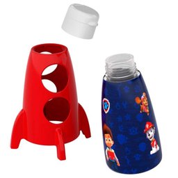 Garrafinha Infantil Foguete Patrulha Canina 320ml Garrafa - 4 Garrafinha Infantil Foguete Patrulha Canina 320ml Garrafa - 4
