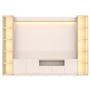 Ver imagem 2 de Rack com Painel para TV até 84 Polegadas com LED 100% MDF 305cmx219cm Led Vitoria Regia YesCasa