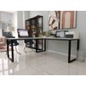Mesa de Escritório em L Estilo Industrial 1,50mx1,50m Technox Mesa em L - 5
