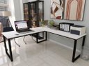 Ver imagem 3 de Mesa de Escritório em L Estilo Industrial 1,50mx1,50m Technox Mesa em L