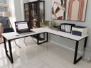 Ver imagem 6 de Mesa de Escritório em L Estilo Industrial 1,50mx1,50m Technox Mesa em L