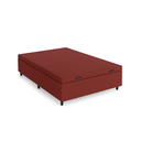 Ver imagem 2 de Cama Box Casal Baú Suede Marrom 138x188x35 - Fábrica de Tudo