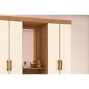 Ver imagem 4 de Guarda Roupa Casal 4 Portas c/Esp Briz B24 Nature/Ow Henn