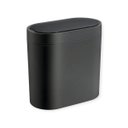 Ver imagem 1 de Lixeira Automatica de Plastico 6l Oval - Oikos Preto