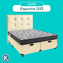 Ver imagem 4 de Kit Cama Box Bau + Cabeceira + Colchão Casal D33 - Iso100 - Ortobom
