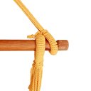 Ver imagem 3 de Cadeira de Balanço Suspensa Rede de Teto Varias Cores: Amarela