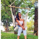 Ver imagem 4 de Cadeira de Balanço Suspensa Rede de Teto Varias Cores: Amarela