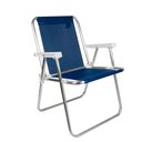 Ver imagem 1 de Cadeira Alta Alumínio Azul Marinho