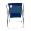 Ver imagem 4 de Cadeira Alta Alumínio Azul Marinho