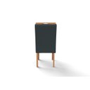Ver imagem 6 de Kit 2 Cadeiras para Mesa de Jantar Estofada Veludo Lara Cinza - Rede Móveis