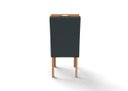 Ver imagem 6 de Kit 2 Cadeiras para Mesa de Jantar Estofada Veludo Lara Cinza - Rede Móveis