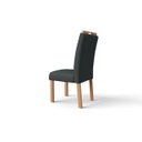 Ver imagem 7 de Kit 2 Cadeiras para Mesa de Jantar Estofada Veludo Lara Cinza - Rede Móveis