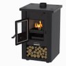 Calefator a Lenha Pyron Dupla Combustao Preto Fosco - 5