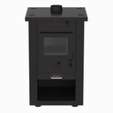 Ver imagem 1 de Calefator a Lenha Pyron Dupla Combustao Preto Fosco