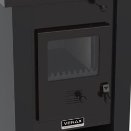 Calefator a Lenha Pyron Dupla Combustao Preto Fosco - 7
