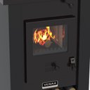 Ver imagem 6 de Calefator a Lenha Pyron Dupla Combustao Preto Fosco